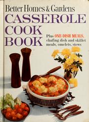 Cover of: Casserole cook book