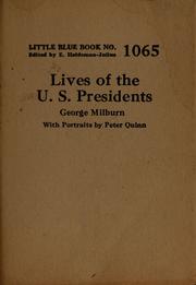 Cover of: Lives of U.S. presidents