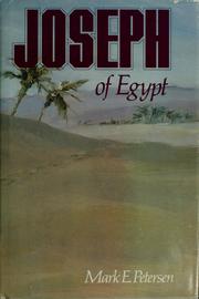 Cover of: Joseph of Egypt by Mark E. Petersen