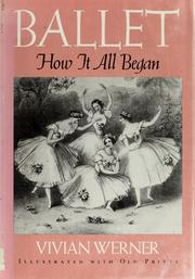 Cover of: Ballet, how it all began