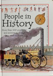 Cover of: People in history
