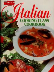 Cover of: Italian cooking class cookbook