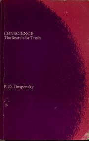 Cover of: Conscience: the search for truth