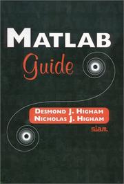 Cover of: MATLAB Guide