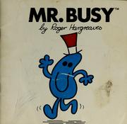 Cover of: Mr. Busy (Mr. Men #38)