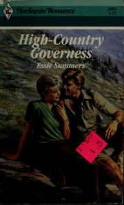 High-Country Governess by Essie Summers