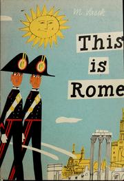 Cover of: This is Rome.