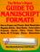 Cover of: The Writer's digest guide to manuscript formats