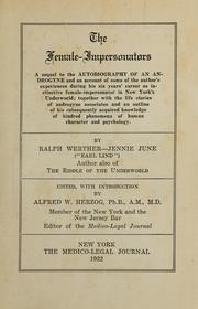 The Female-Impersonators by Jennie June, Alfred W. Herzog