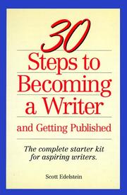 Cover of: 30 steps to becoming a writer and getting published