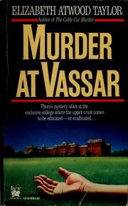 Cover of: Murder at Vassar