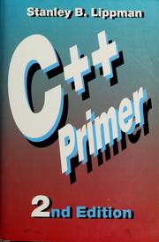 Cover of: C++ Primer by Stanley B. Lippman