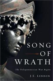 Cover of: Song of Wrath: the Peloponnesian War begins