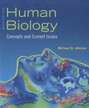 Cover of: Human Biology: Concepts and Current Issues by 