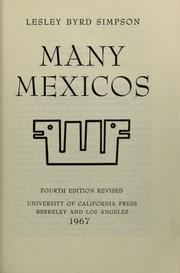 Cover of: Many Mexicos, Silver Anniversary Edition