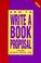 Cover of: How to write a book proposal