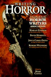 Cover of: Writing horror