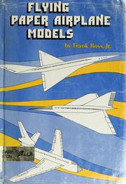 Cover of: Flying paper airplane models