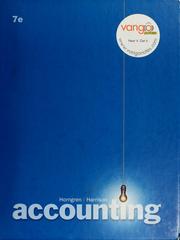 Cover of: Accounting by Horngren, Charles T.