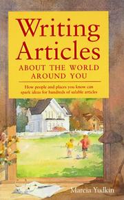 Cover of: Writing articles about the world around you