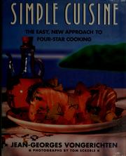 Cover of: Simple Cuisine: The Easy, New Approach to Four-Star Cooking