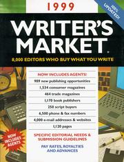 Cover of: 1999 Writer's Market
