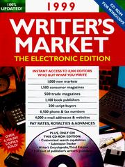 Cover of: 1999 Writer's Market: The Electronic Edition (Book and CD)