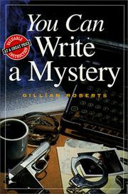 Cover of: You can write a mystery