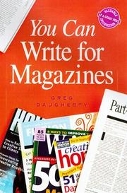 Cover of: You can write for magazines