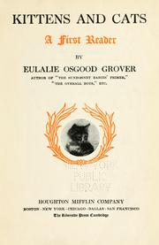 Cover of: Kittens and cats by Grover, Eulalie Osgood