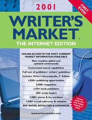 Cover of: 2001 Writer's Market: The Internet Edition