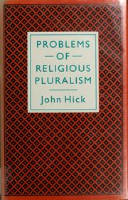 Cover of: Problems of religious pluralism