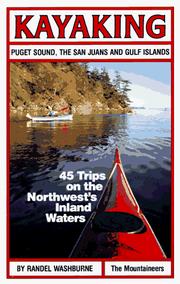 Cover of: Kayaking Puget Sound, the San Juans, and Gulf Islands by Randel Washburne