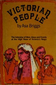 Cover of: Victorian people by Asa Briggs