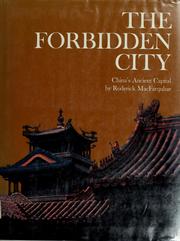 The Forbidden City by Roderick MacFarquhar