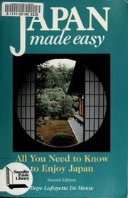 Cover of: Japan made easy by Boye De Mente
