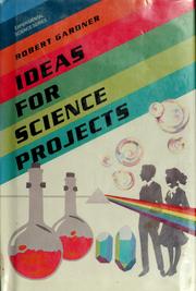 Cover of: Ideas for science projects