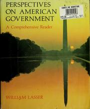 Cover of: Perspectives on American government