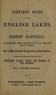 Cover of: A complete guide to the English lakes