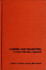 Cover of: Careers and disabilities: a career education approach