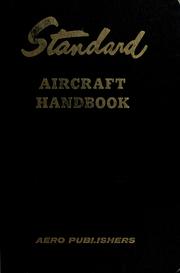 Cover of: Standard aircraft handbook