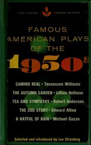 Cover of: Famous American plays of the 1950s