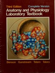Cover of: Anatomy and physiology laboratory textbook