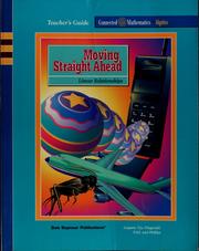 Cover of: Moving straight ahead: linear relationships