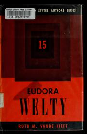 Cover of: Eudora Welty. by Ruth M. Vande Kieft