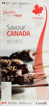 Cover of: Savour Canada recipes