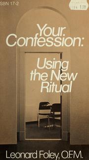 Cover of: Your confession by Leonard Foley