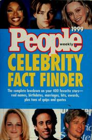 Cover of: People celebrity fact finder, 1999 by Time, inc