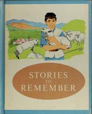 Cover of: Stories to remember by Harold Gray Shane