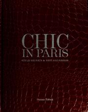 Cover of: Chic in Paris: style secrets and best addresses
